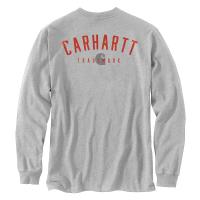 Carhartt 105055 - Loose Fit Heavyweight Long-Sleeve Pocket Trademark Graphic T-Shirt