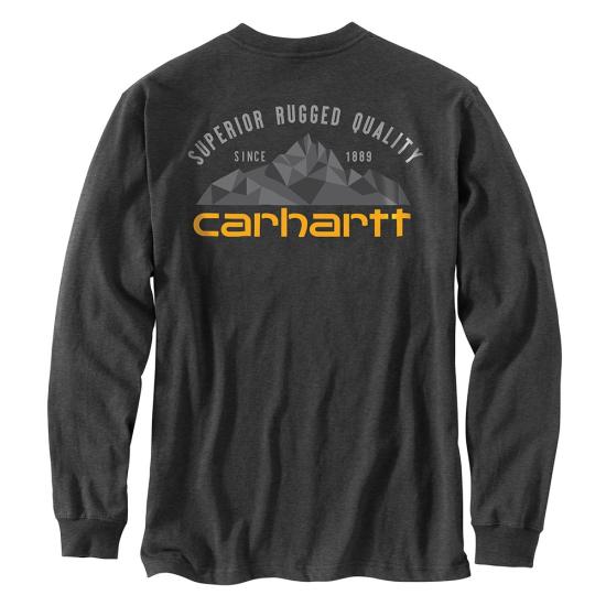 Carbon Heather Carhartt 105058 Back View