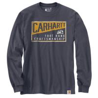 Carhartt 105059 - Relaxed Fit Heavyweight Long-Sleeve Craftsmanship Graphic T-Shirt