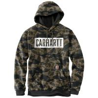 Carhartt 105061 - Loose Fit Midweight Hooded Camo Graphic Sweatshirt