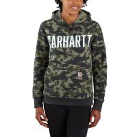 Carhartt 105082 - Women's Relaxed Fit Midweight Camo Sleeve Graphic Sweatshirt