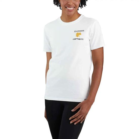 White Carhartt 105126 Front View