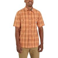 Carhartt 105174 - Rugged Flex® Relaxed Fit Lightweight Plaid Short Sleeve Shirt 