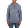 Folkstone Gray Heather Carhartt 105192 Front View - Folkstone Gray Heather