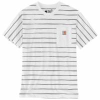 Carhartt 105244 - Relaxed Fit Heavyweight Short Sleeve Pocket Stripe T-Shirt