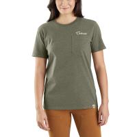 Carhartt 105401 - Loose Fit Heavyweight Short Sleeve Script Graphic T-Shirt