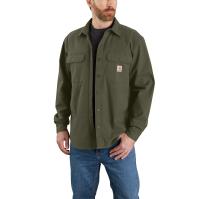 Carhartt 105419 - Rugged Flex® Relaxed Fit Canvas Fleece-Lined Shirt Jac