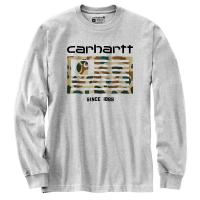 Carhartt 105429 - Relaxed Fit Midweight Long-Sleeve Camo Flag Graphic T-Shirt