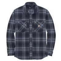 Carhartt 105436 - Rugged Flex® Relaxed Fit Midweight Flannel Long-Sleeve Snap-Front Plaid Shirt