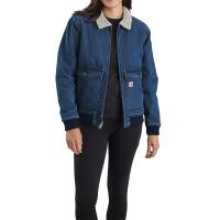 Carhartt 105446 - Women's Relaxed Fit Denim Sherpa-Lined Jacket