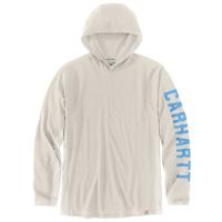 Carhartt 105481 - Force&reg; Relaxed Fit Midweight Long-Sleeve Logo Graphic Hooded T-Shirt