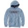 Alpine Blue Heather Carhartt 105494 Front View - Alpine Blue Heather