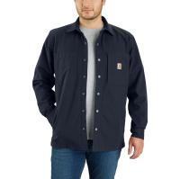 Carhartt 105532 - Rugged Flex® Relaxed Fit Canvas Fleece-Lined Snap-Front Shirt Jac