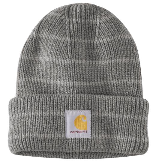 Heather Gray Stripe Carhartt 105560 Front View