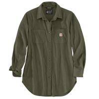 Carhartt 105575 - Women's Rugged Flex&reg; Relaxed Fit Midweight Flannel Long-Sleeve Tunic
