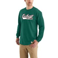Carhartt 105612 - Relaxed Fit Heavyweight Long-Sleeve Script Graphic T-Shirt