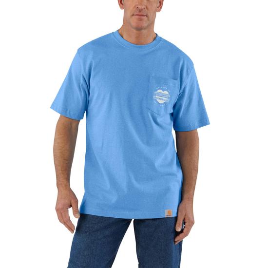 Blue Lagoon Heather Carhartt 105617 Front View