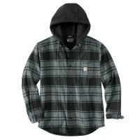 Carhartt 105621 - Rugged Flex® Relaxed Fit Flannel Fleece Lined Hooded Shirt Jac
