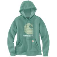 Carhartt 105636 - Women's Rain Defender® Relaxed Fit Midweight "C" Logo Graphic Sweatshirt