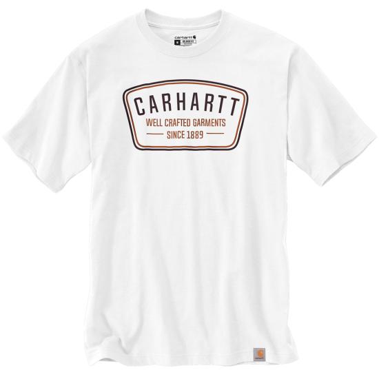 White Carhartt 105646 Front View