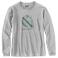 Heather Gray Carhartt 105660 Front View - Heather Gray