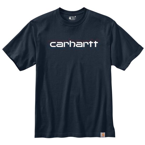 Carhartt 105709 - Loose Fit Heavyweight Short-Sleeve Logo Graphic T ...