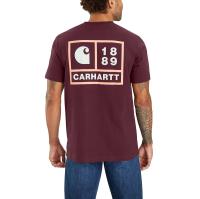 Carhartt 105712 - Relaxed Fit Heavyweight Short-Sleeve Pocket 1889 Graphic T-Shirt