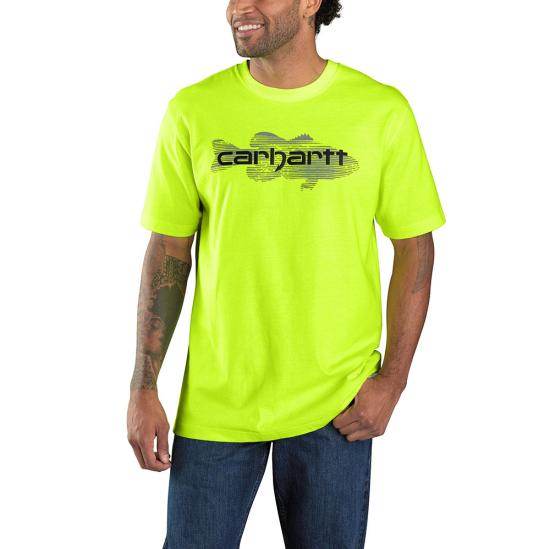 Bright Lime Carhartt 105717 Front View