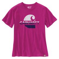 Carhartt 105738 - Women's Loose Fit Heavyweight Short-Sleeve Faded C Graphic T-Shirt