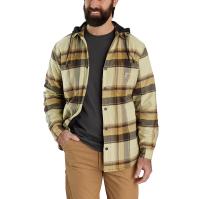 Carhartt 105938 - Rugged Flex&reg; Relaxed Fit Flannel Fleece Lined Hooded Shirt Jac