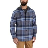 Carhartt 105938 - Rugged Flex® Relaxed Fit Flannel Fleece Lined Hooded Shirt Jac