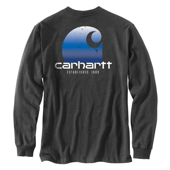 Carhartt 105952 - Relaxed Fit Heavyweight Long-Sleeve Pocket C Graphic ...