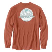 Carhartt 105955 - Relaxed Fit Heavyweight Long-Sleeve Pocket Mountain Graphic T-Shirt