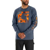 Carhartt 105959 - Relaxed Fit Heavyweight Long-Sleeve Camo C Graphic T-Shirt