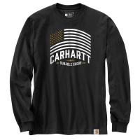 Carhartt 105960 - Relaxed Fit Midweight Long-Sleeve Flag Graphic T-Shirt