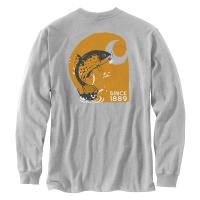 Carhartt 106039 - Loose Fit Heavyweight Long-Sleeve Fish Graphic T-Shirt