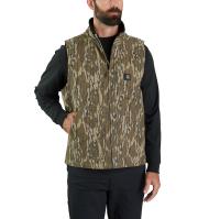 Carhartt 106099 - Rugged Flex® Duck Loose Fit Sherpa-Lined Camo Mock-Neck Vest