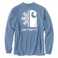 Carhartt 106117 - Relaxed Fit Heavyweight Long-Sleeve Pocket C Snow Graphic T-Shirt