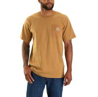 Carhartt 106145 - Relaxed Fit Heavyweight Short-Sleeve Pocket Stripe T-Shirt