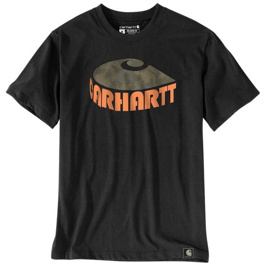 Carhartt 106155 - Relaxed Fit Heavyweight Short-Sleeve Camo C Graphic T ...