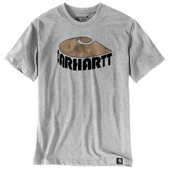 Heather Gray Carhartt 106155 Front View