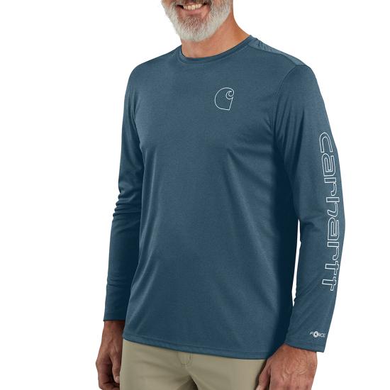 Storm Blue Heather Carhartt 106164 Front View