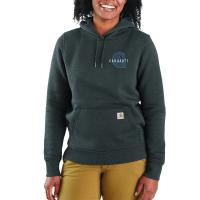 Carhartt 106172 - Women's Relaxed Fit Rain Defender® Midweight Chest Graphic Sweatshirt
