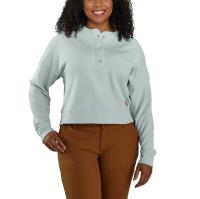 Carhartt 106182 - Women's Loose Fit Midweight French Terry Henley Sweatshirt