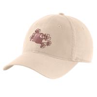 Carhartt 106271 - Women's Canvas Floral Graphic Ball Cap