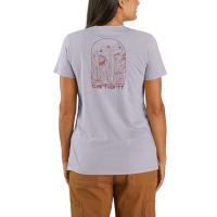 Carhartt 106295 - Women's Relaxed Fit Lightweight V-Neck Back Graphic T-Shirt