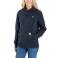 Navy Carhartt 106309 Front View - Navy