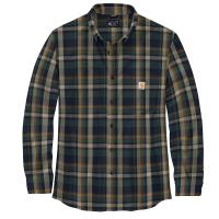 Carhartt 106352 - Rugged Flex Relaxed Fit Midweight Flannel Long-Sleeve Plaid Shirt