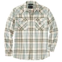 Carhartt 106430 - Montana Rugged Flex Relaxed Fit Lightweight Long-Sleeve Snap-Front Plaid Shirt