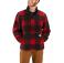 Crabapple/Black Plaid Carhartt 106443 Front View - Crabapple/Black Plaid